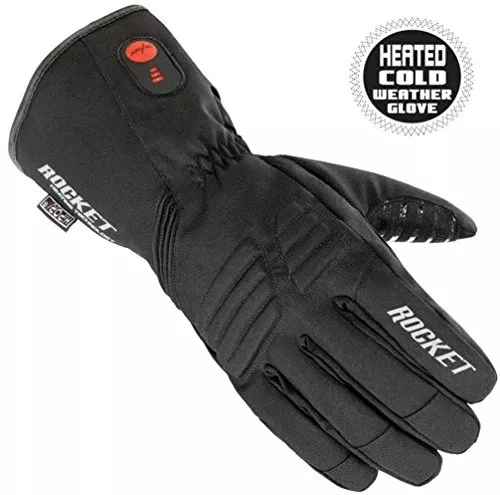 Joe Rocket Burner Cold Weather Electric Heated Glove Black