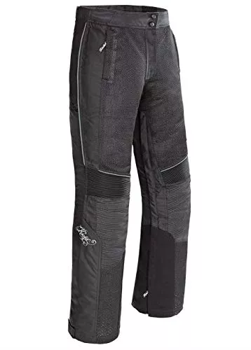 Joe Rocket Cleo Elite Women’s Textile Motorcycle Pants (Black, X-Small)
