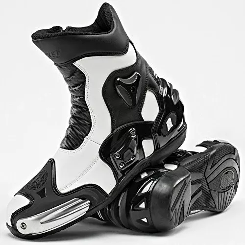 Joe Rocket Superstreet Boots – White/Black