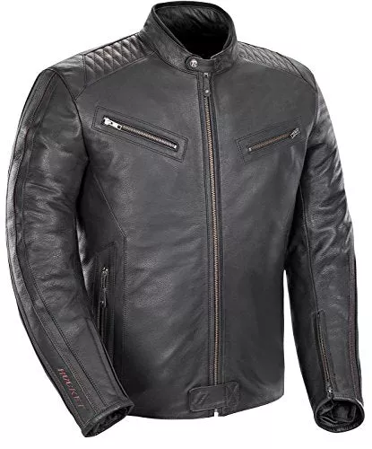 Joe Rocket Vintage Rocket Men’s Leather Motorcycle Jacket