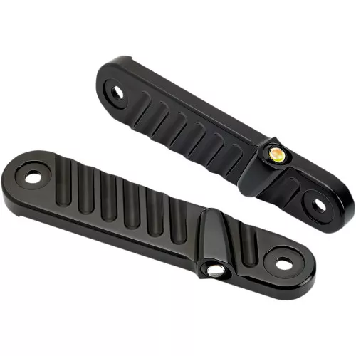 Joker Machine Streamliner Front LED Turn Signals for 2014-2021 FLHX - Finned Black