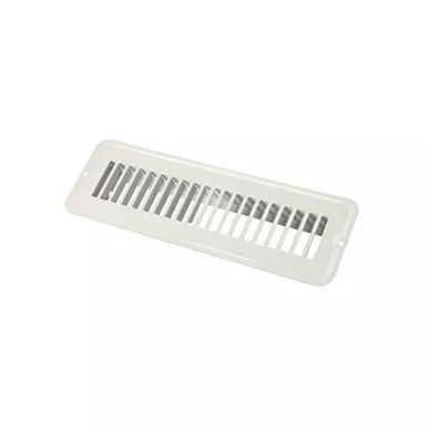 JR Products 02-28925 Heating/Cooling Register, HVAC Vent, White