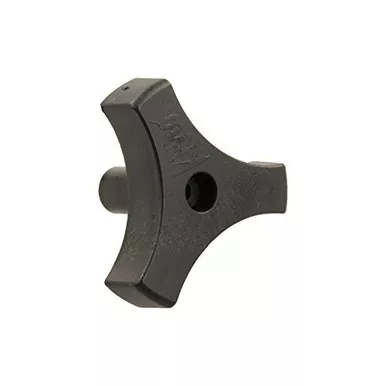 JR Products 20195 Tri-Lug Window Knob 13/16" Black
