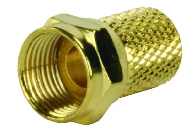 JR Products 47275 RG6 Coaxial Cable End Connector