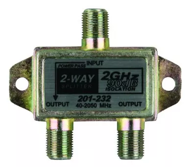 JR Products 47355 2 GHz HD Satellite Line Splitter - 2-Way