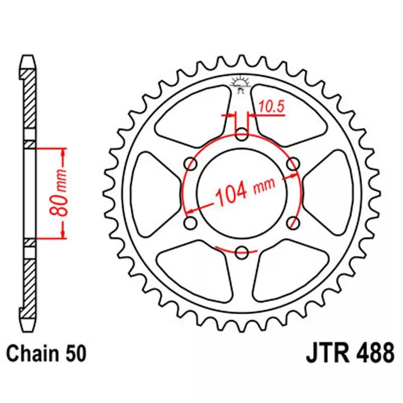 JT Sprocket Rear 530 41T