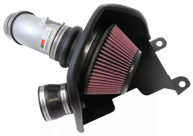 K&N Engineering 69-1019TS Silver Typhoon Intake fits 2012 Honda Civic Si / 2013-2015 Acura ILX / 2013-2014 Acura ILX Hybrid
