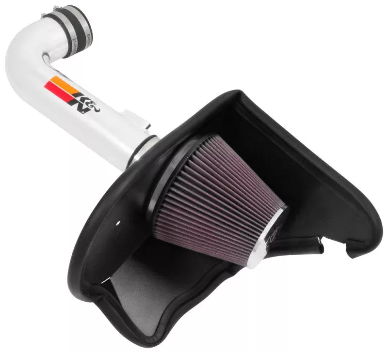 K&N Engineering 69-4535TP Silver Typhoon Short Ram Intake fits 2016-2024 Chevrolet Camaro