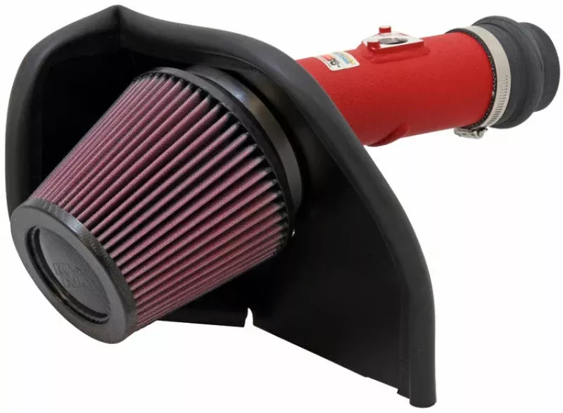 K&N Engineering 69-8005TWR Red Typhoon Short Ram Intake fits 2008-2014 Subaru Impreza 2.5L H4