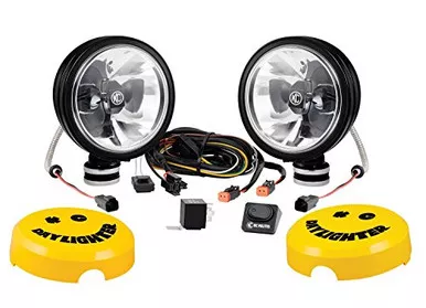 KC HiLiTES 651 Gravity G6 20W LED Daylighter Spot Light System Pair, Black