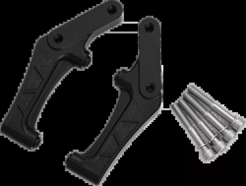KENS FACTORY 108MM RADIAL CALIPER FRONT BRACKETS HARLEY 00-24