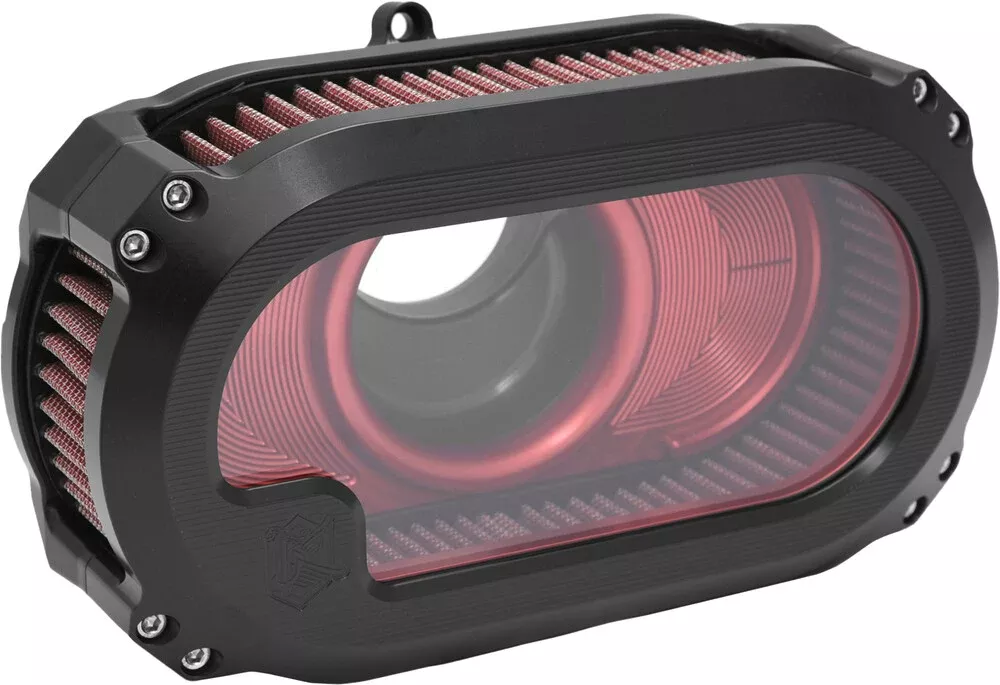 KENS FACTORY NEXT LEVEL OVAL AIR FILTER KITS HARLEY BAGGER MODELS 23-25