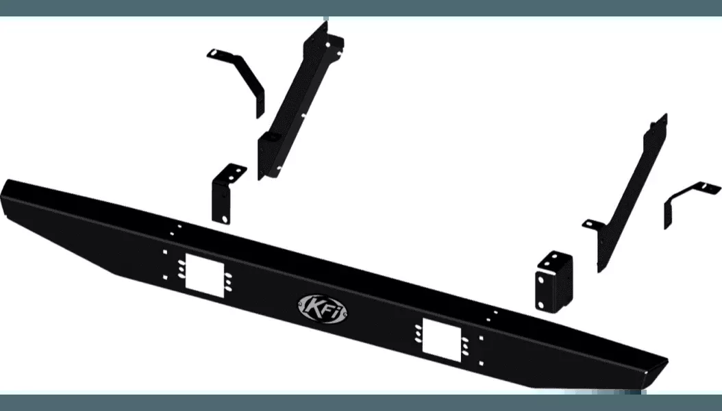 KFI Formed Rear Bumper for '26-Up Can Am Defender Models - Black