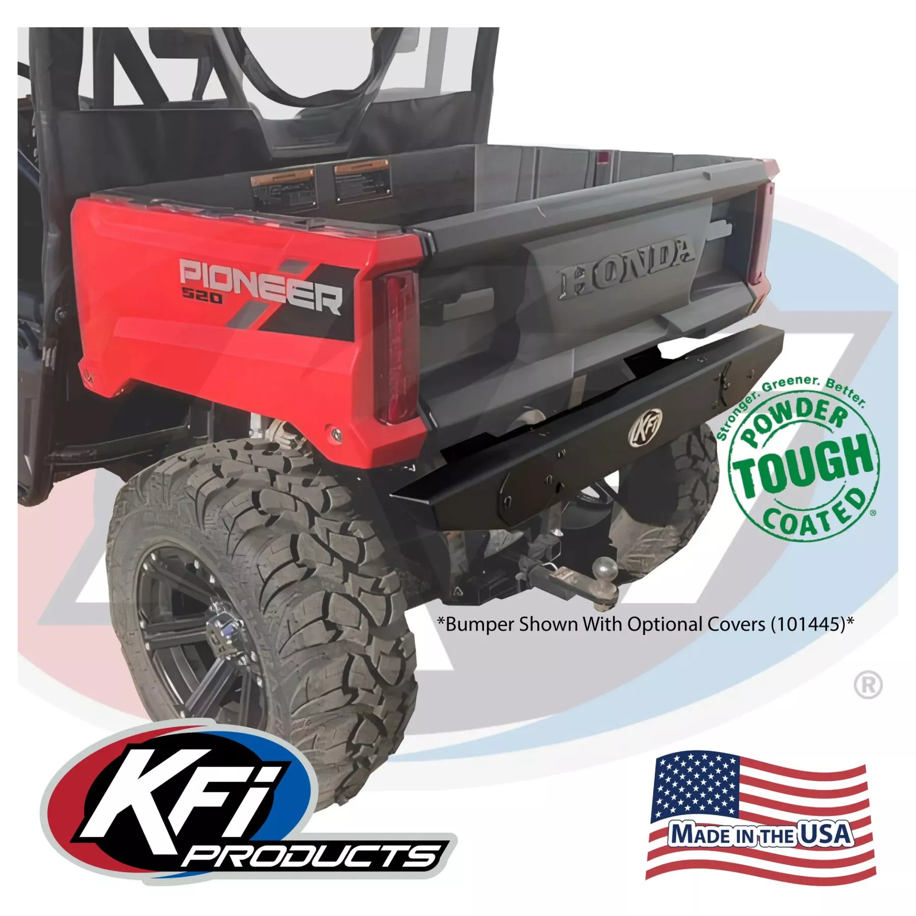 KFI Rear Formed Bumper Honda Pioneer 520 2021-2026