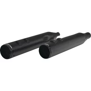 KHROME WERKS 4-1/2″ HP-Plus Slip-On Mufflers with Race TipsBlack- M8 Touring – 202940