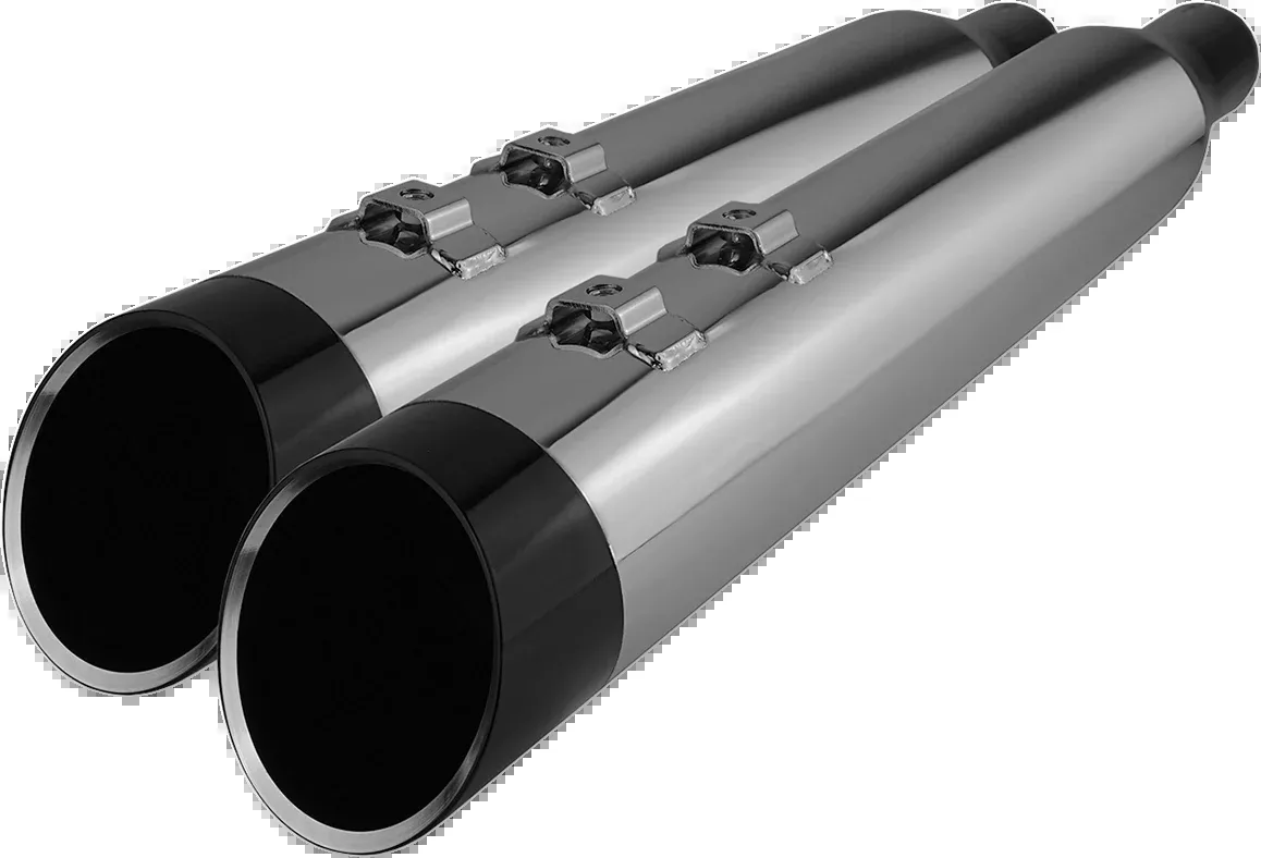 Khrome Werks HP-Plus Chrome Slip on Mufflers 1996-2016 Harley Touring FLHX FLHR