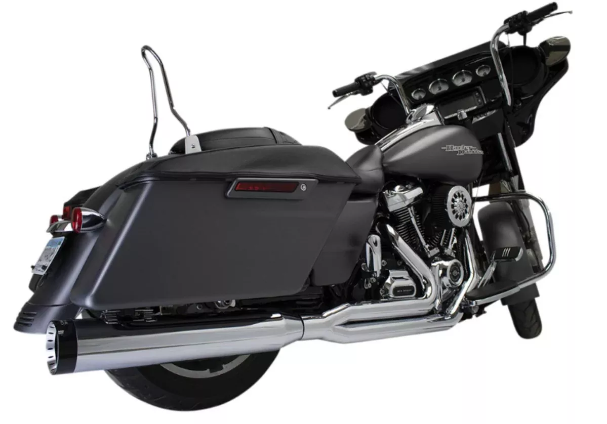 Khrome Werks Outlaw 2-Into-1 Exhaust System – 200770 For Harley Touring 2017-2022