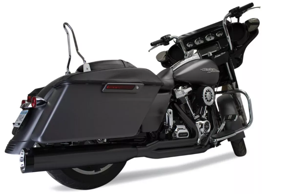 Khrome Werks Outlaw 2-Into-1 Exhaust System - 200775 For Harley Touring 2017-2026