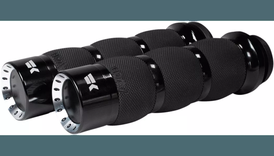 Khrome Werks Turbine Air Grips for TBW Harley Davidson Models '08-24