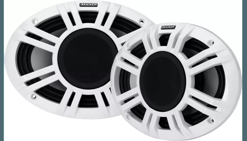 Kicker KMXL Speakers with Integrated Multi-Color LED Lighting - 6" x 9" 4 ohm