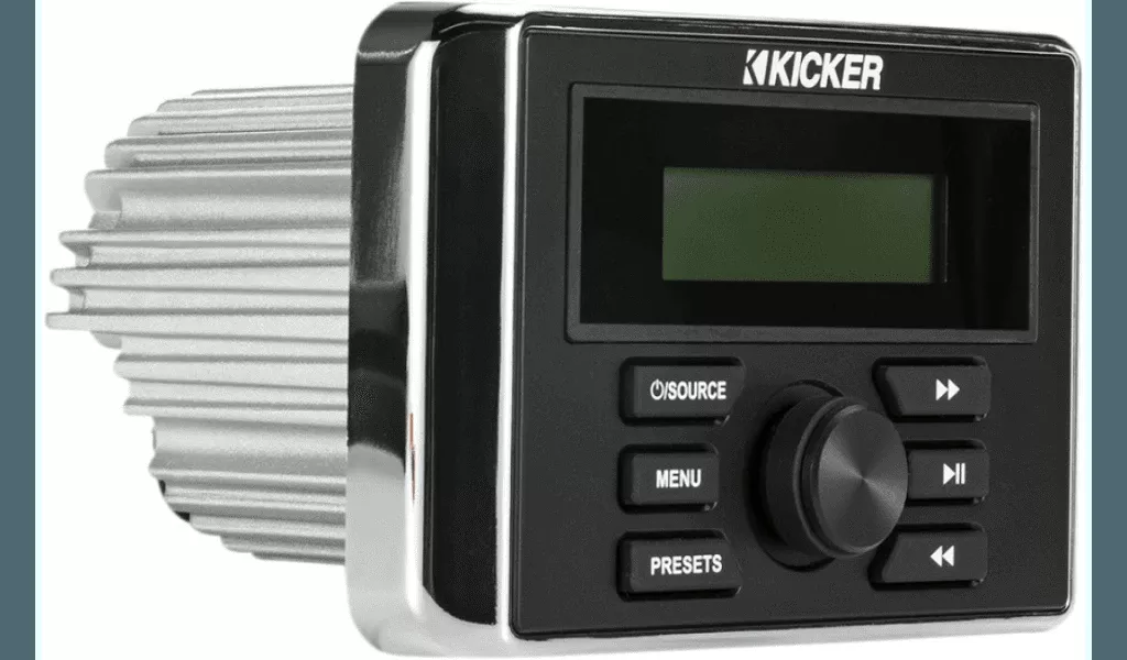 Kicker Marine Bluetooth Media Center - Square Mount