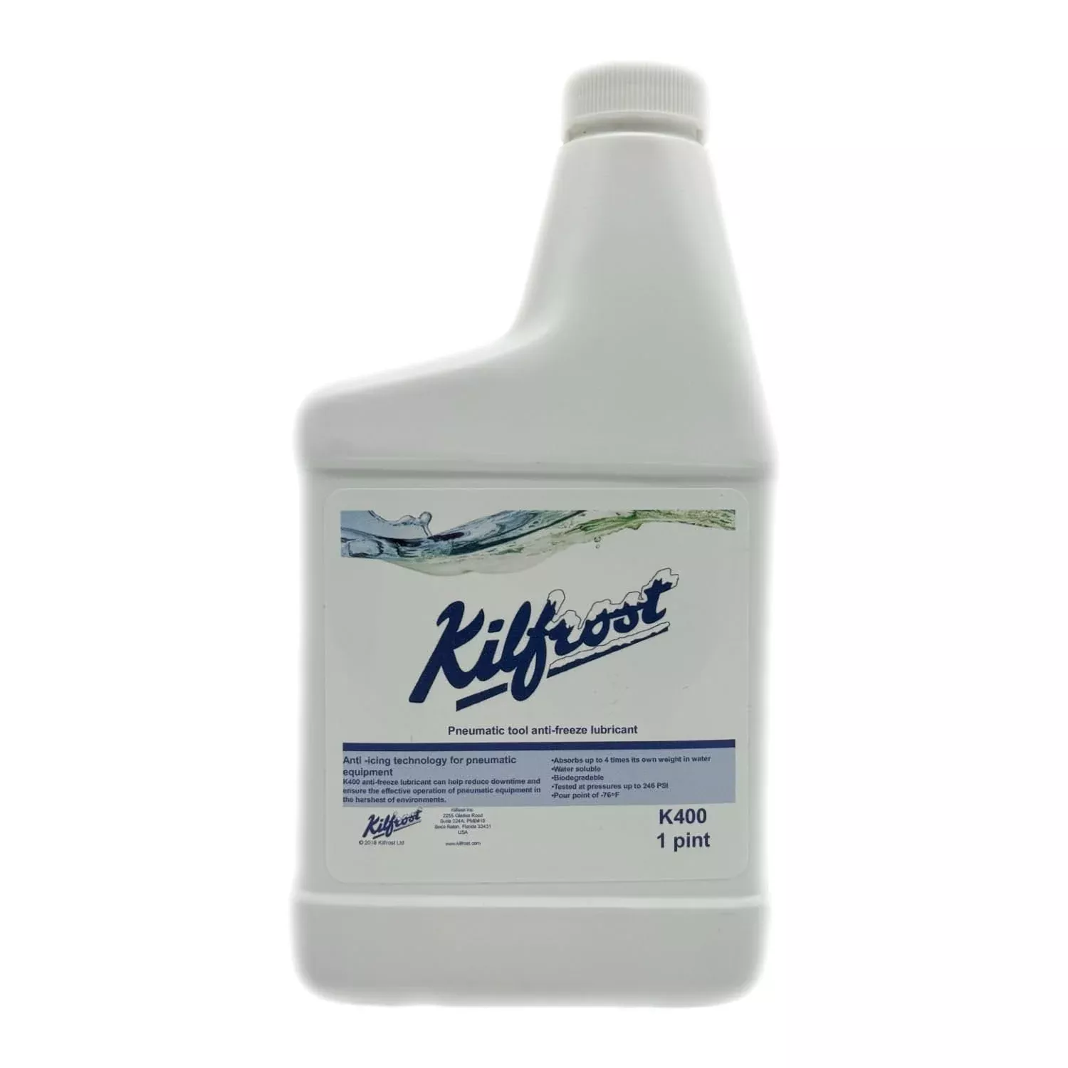 Kilfrost K400 Pneumatic Anti-Freeze Air Line and Tool Lubricant – 1 Pint