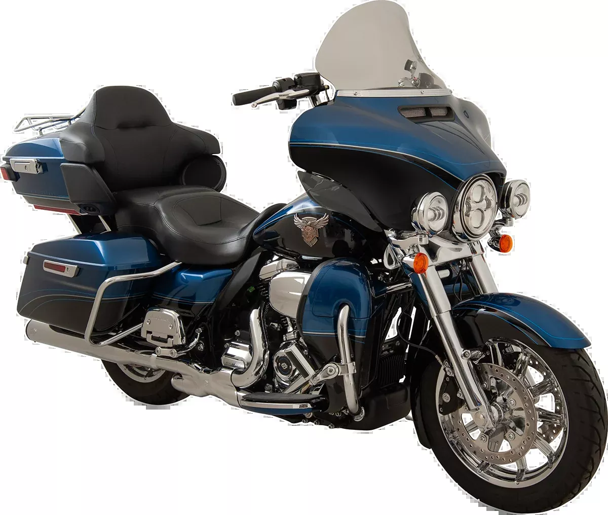 KLOCK WERKS Flare Windshield - 11-1/2" - Tint - 14'-25' FLHT - KWW-01-0205-2014