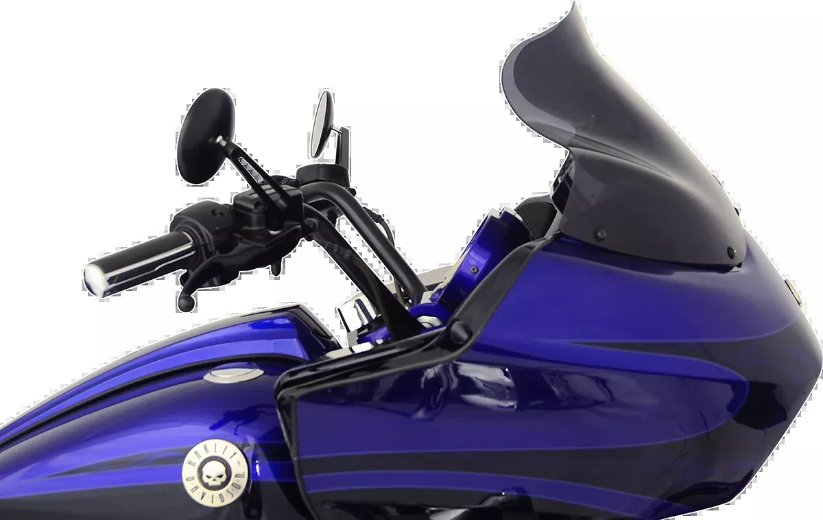KLOCK WERKS Flare Windshield - 12" - Dark Smoke - '98-'13 FLTR - KWW-01-0232