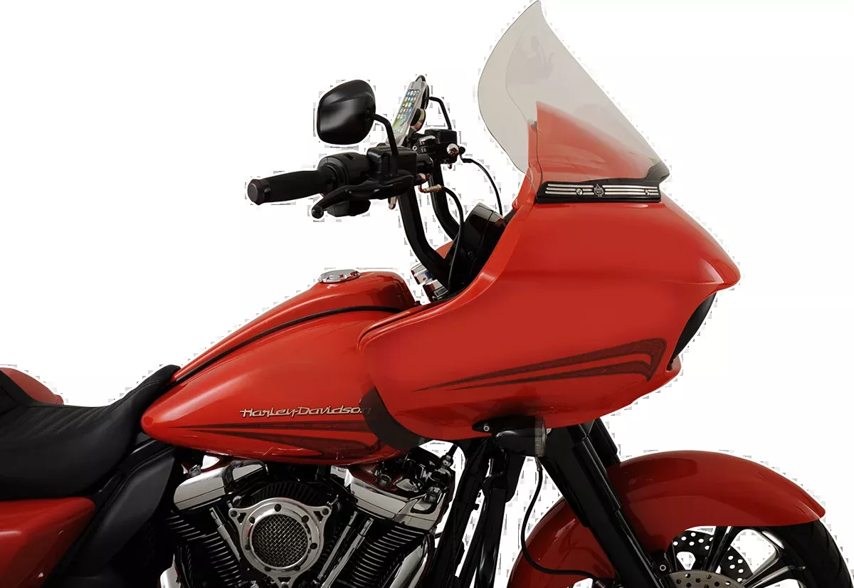 KLOCK WERKS Flare Windshield - 15" - Clear - 15'-23' FLTR - KWW-01-0313
