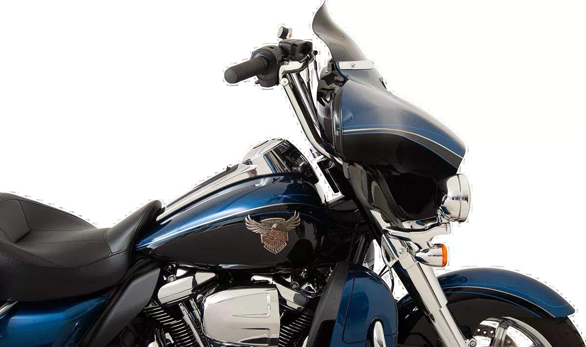 KLOCK WERKS Flare Windshield - 6-1/2" - Black - 14'-25' FLHT FLHT - KWW-01-0200-2014