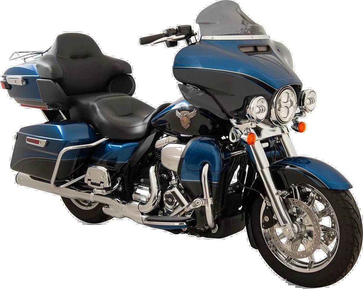 KLOCK WERKS Flare Windshield - 8-1/2" - Dark - Smoke - 14'-25' FLHT FLHT - KWW-01-0210-2014