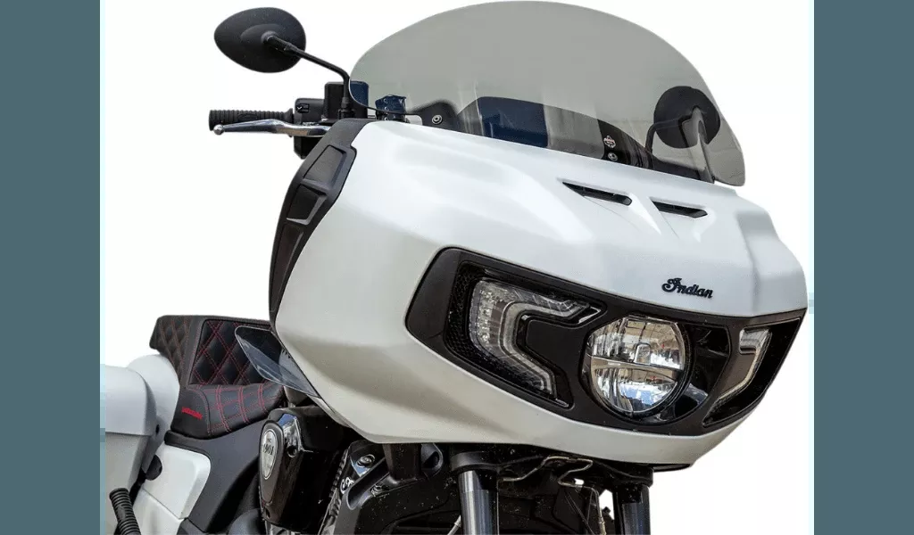 Klock Werks Flare Windshield for Indian Challenger - Tinted - 11"