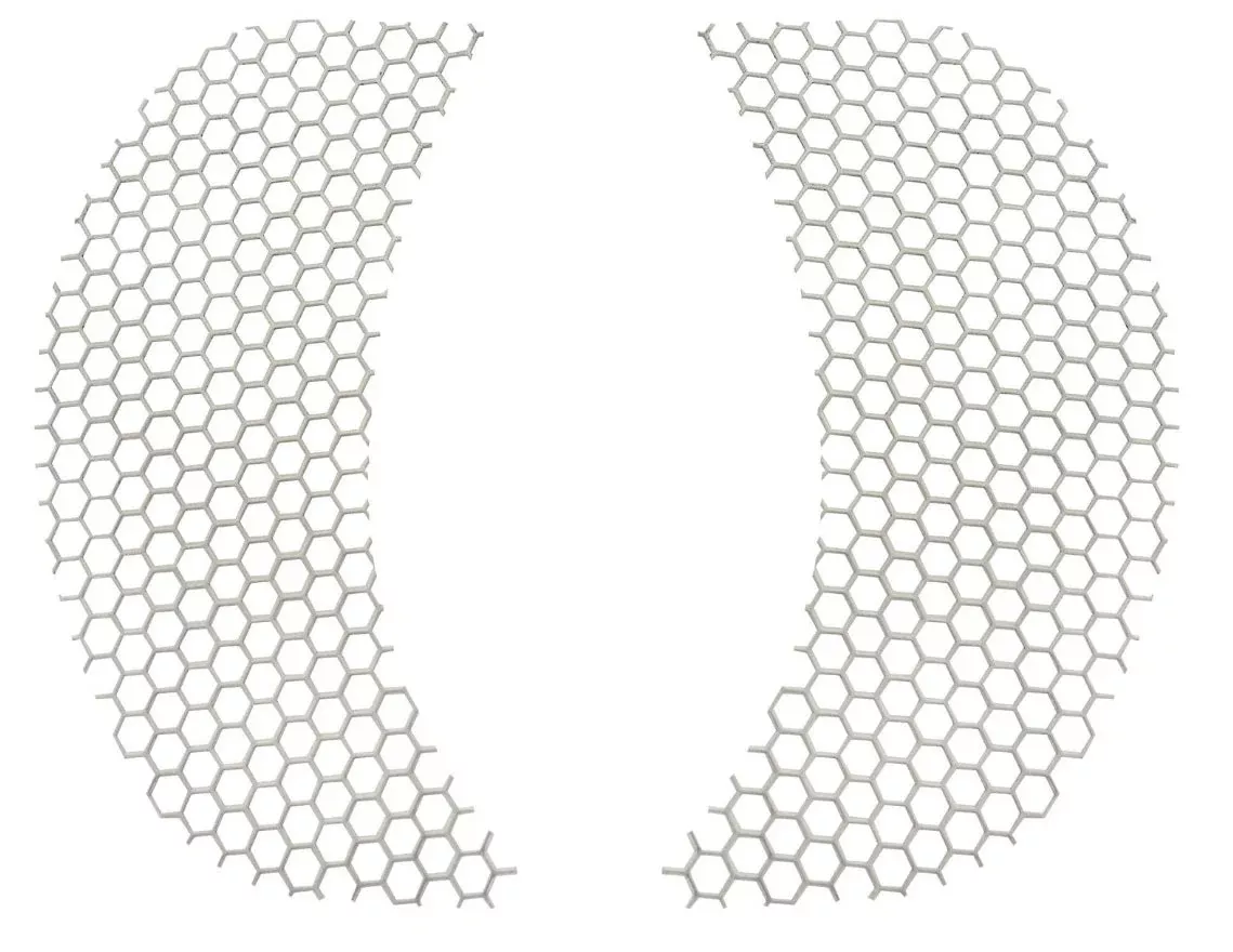 Klock Werks Honeycomb Fairing Vent Screen 2015+ Harley Road Glide FLTR Models