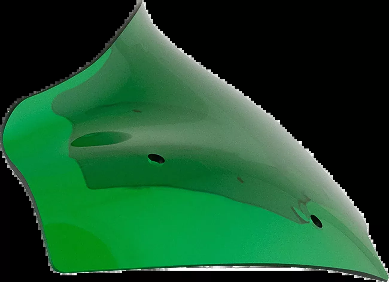 KLOCK WERKS Kolor Flare Sport Windshield - 8" - Green - 23.5'-25' FLTR - KWW-01-0758