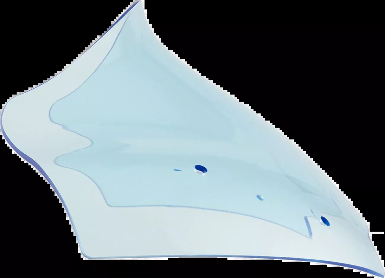 KLOCK WERKS Kolor Flare Windshield - 10" - Blue Ice - 23.5'-25 FLTR - KWW-01-0714