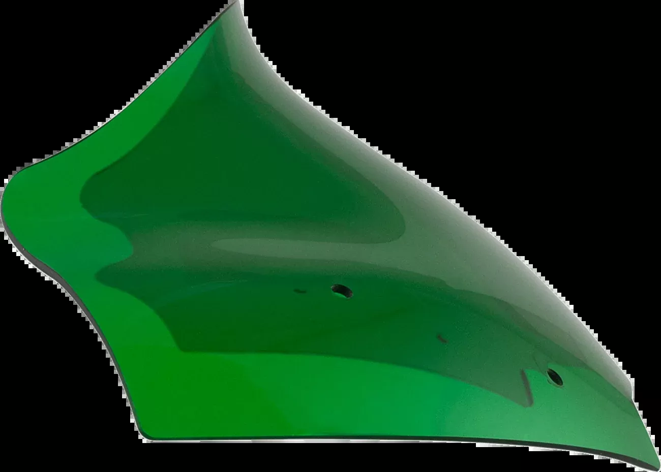 KLOCK WERKS Kolor Flare Windshield - 10" - Green -23.5'-25 FLTR - KWW-01-0718