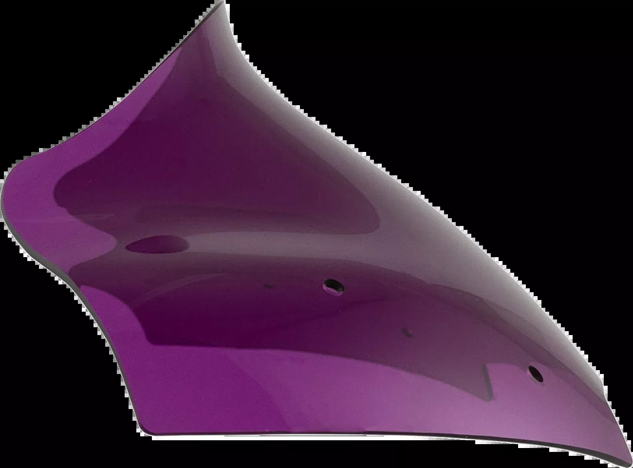 KLOCK WERKS Kolor Flare Windshield - 10" - Purple - 23.5'-25 FLTR - KWW-01-0720