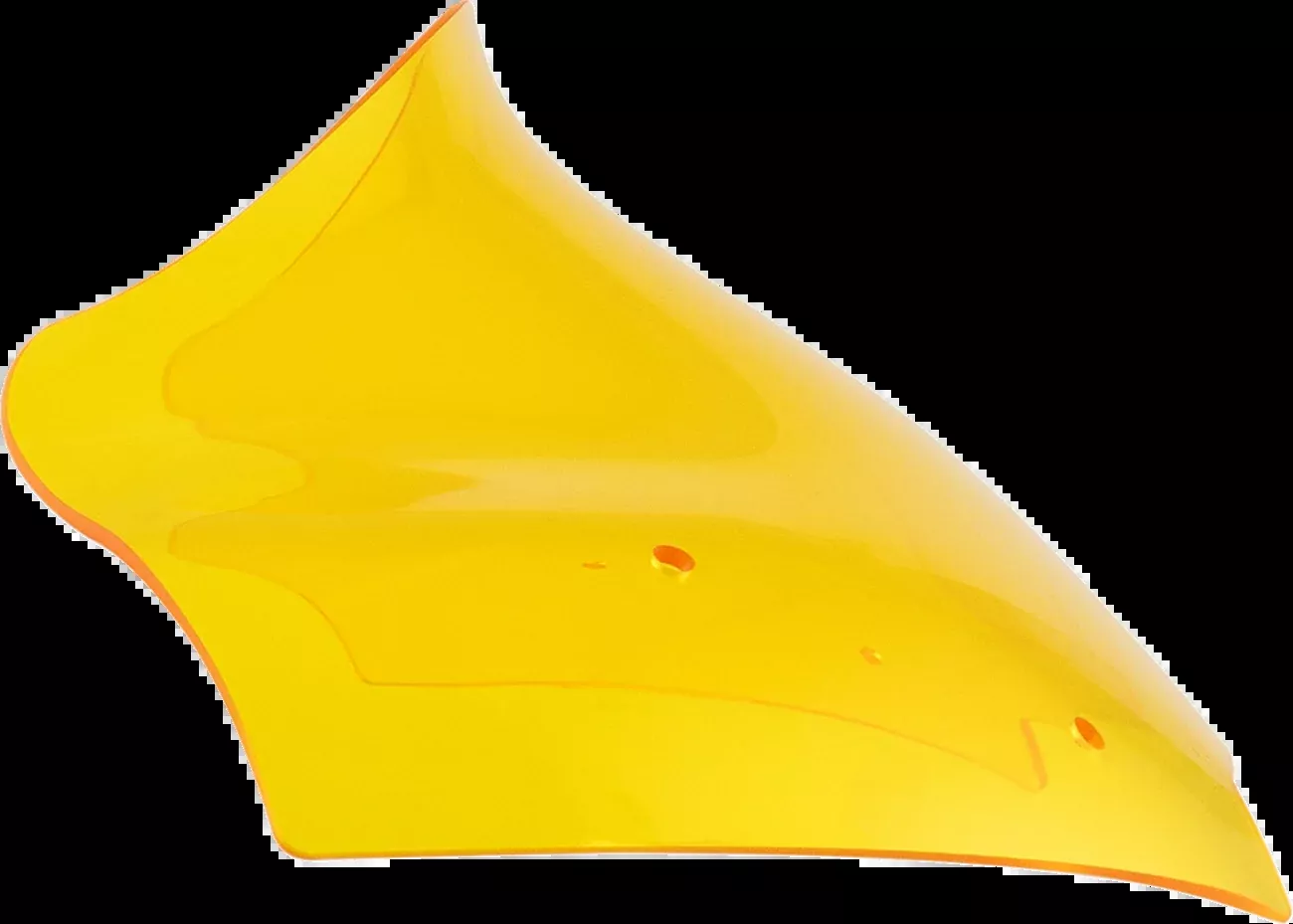 KLOCK WERKS Kolor Flare Windshield - 10" - Yellow - 23.5'-25 FLTR - KWW-01-0717