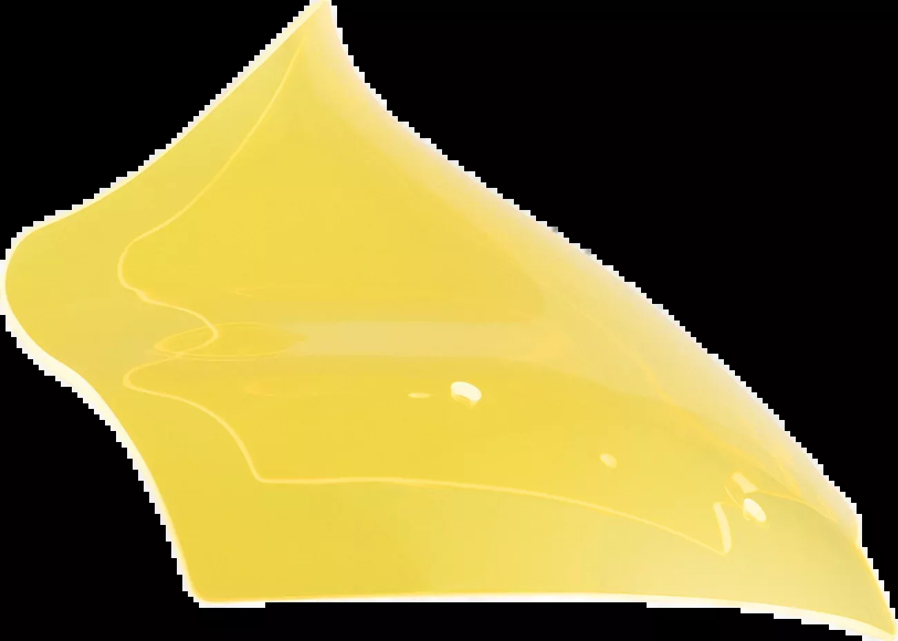 KLOCK WERKS Kolor Flare Windshield - 10" - Yellow Ice - 23.5'-25 FLTR - KWW-01-0712
