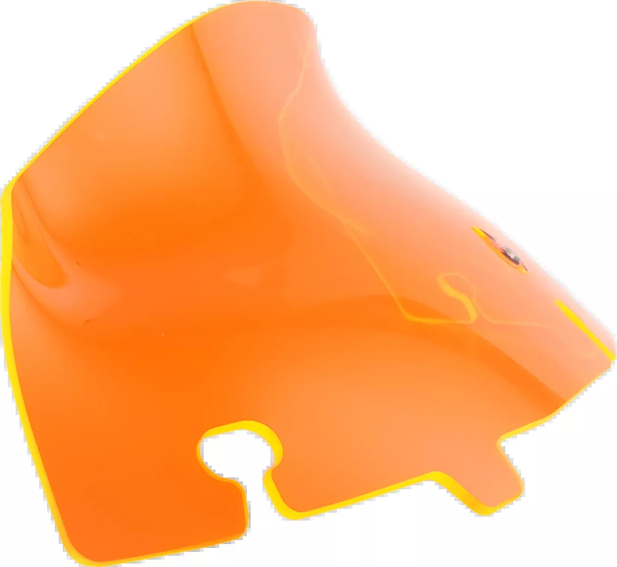 KLOCK WERKS Kolor Flare* Windshield - 6.5" - Orange Ice - 14'-22' FLH - KWW-01-0643