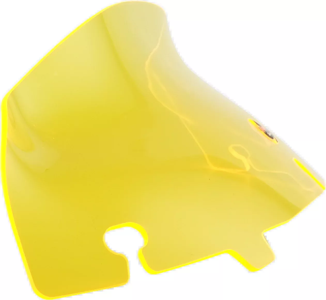 KLOCK WERKS Kolor Flare* Windshield - 6.5" - Yellow Ice - 96'-13' FLH - KWW-01-0639