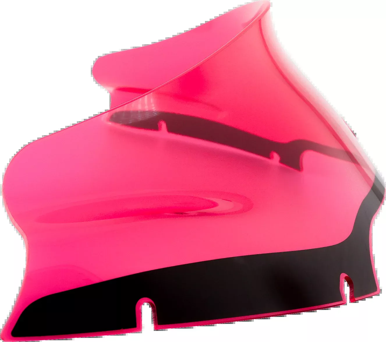 KLOCK WERKS Kolor Flare* Windshield - 6" - Pink Ice - FLTR KWW-01-0630