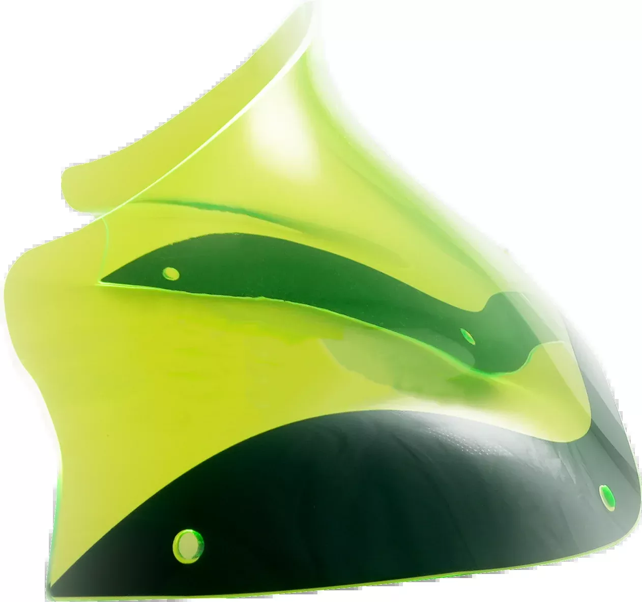 KLOCK WERKS Kolor Flare* Windshield - 8" - Green Ice - 98'-13' FLTR - KWW-01-0626