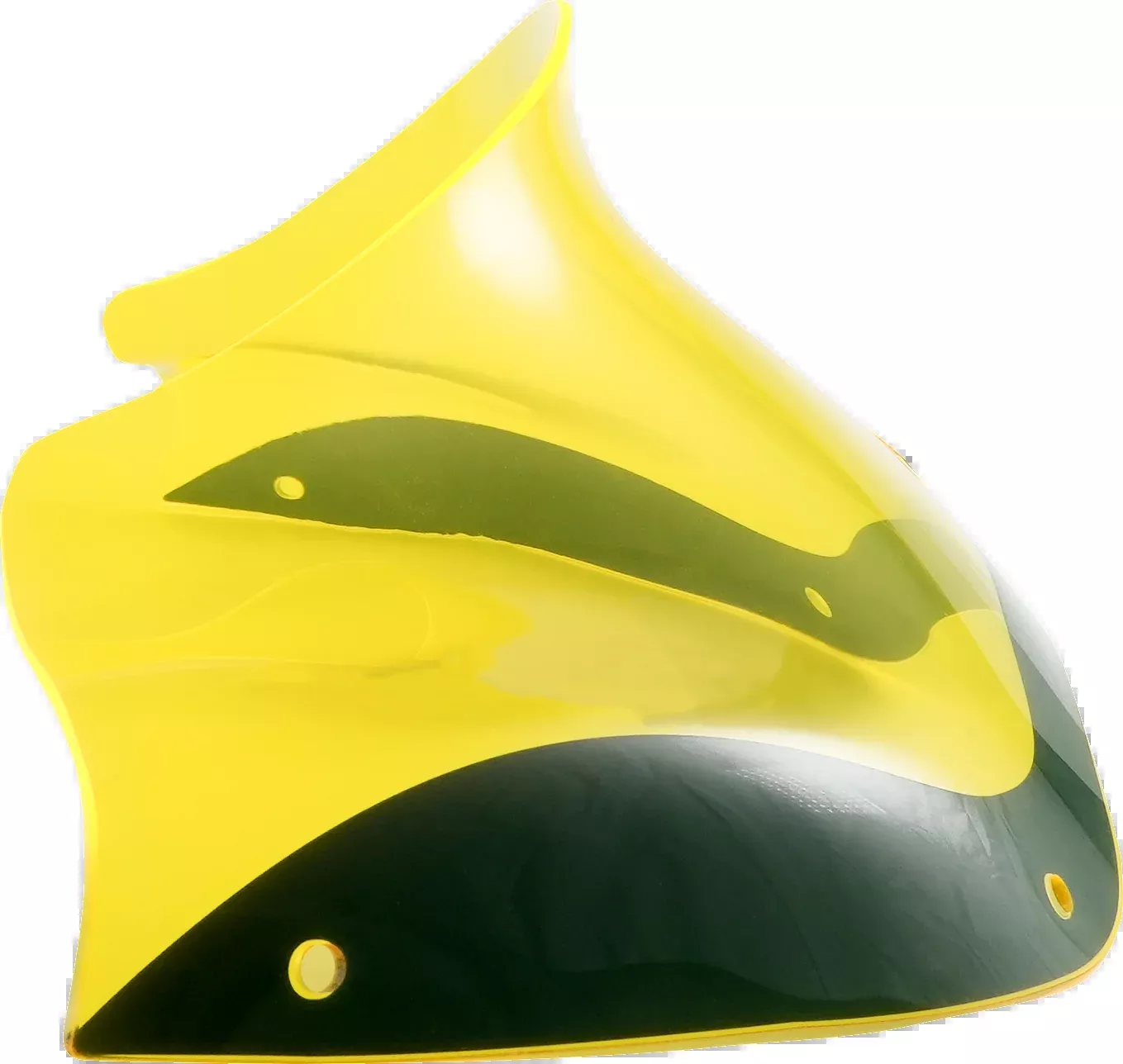 KLOCK WERKS Kolor Flare* Windshield - 8" - Yellow Ice - 98'-13' FLTR - KWW-01-0624