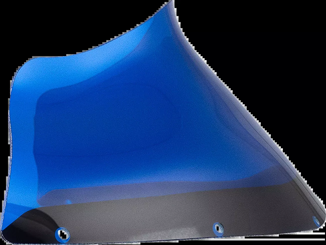 KLOCK WERKS Kolor Flare Windshield - 9" - Blue - FXRP KWW-02-0615