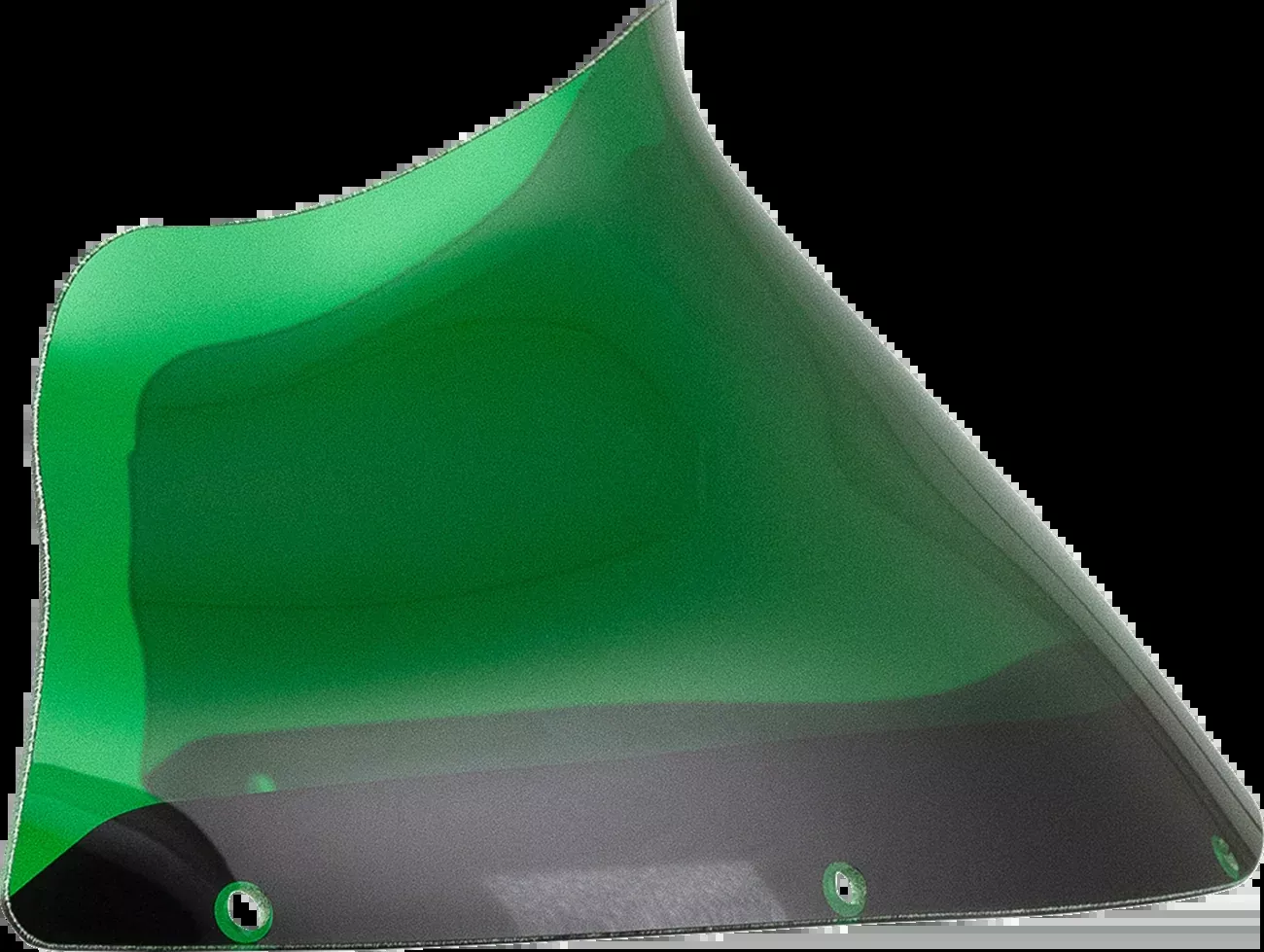 KLOCK WERKS Kolor Flare Windshield - 9" - Green - FXRP KWW-02-0613