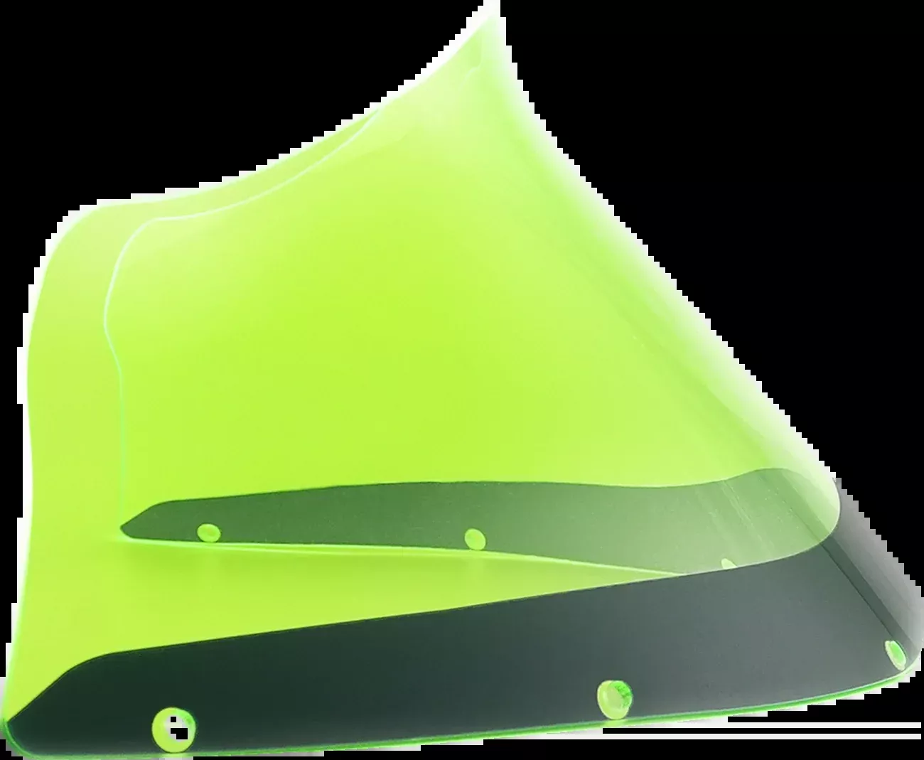 KLOCK WERKS Kolor Flare* Windshield - 9" - Green Ice - FXRP KWW-02-0610