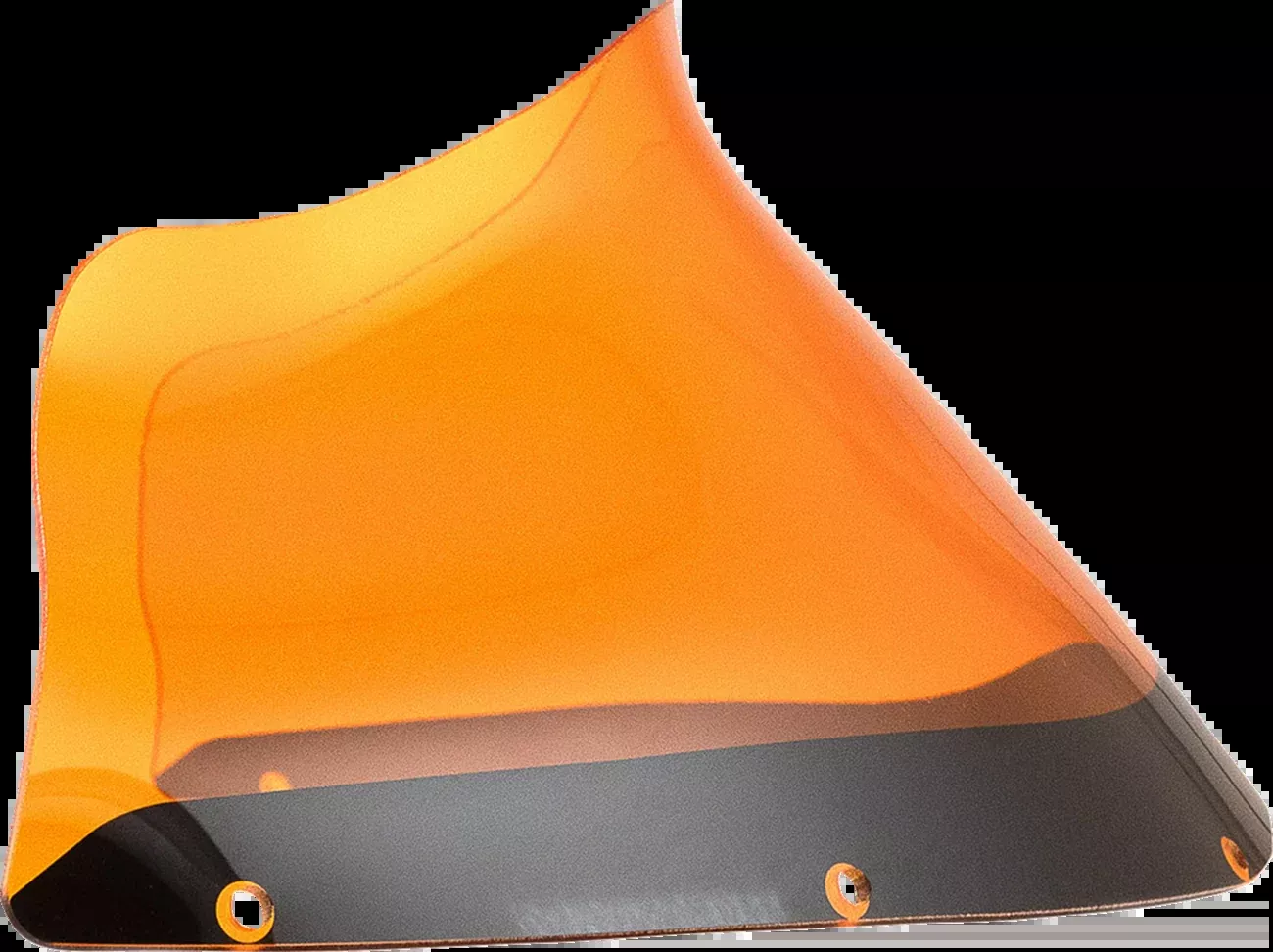 KLOCK WERKS Kolor Flare Windshield - 9" - Orange - FXRP KWW-02-0612