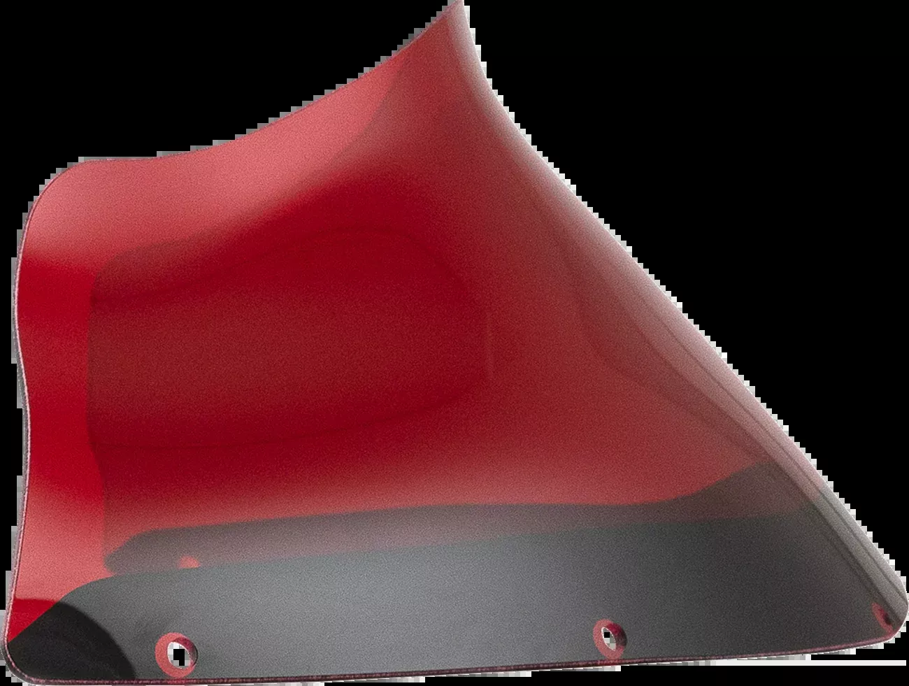 KLOCK WERKS Kolor Flare Windshield - 9" - Red - FXRP KWW-02-0614