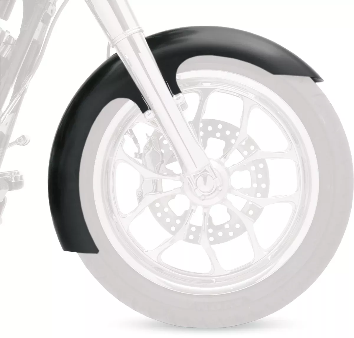 Klock Werks Slicer 21" Motorcycle Front Fender 1984-2017 Harley Softail Models